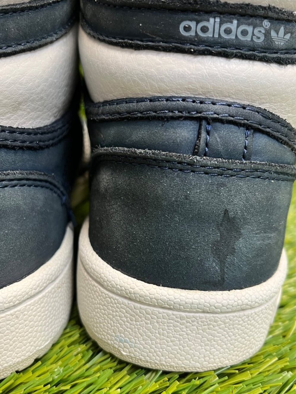 Adidas Top Ten RB J Boys Size 7 Collegiate Navy White Basketball Shoes Sneakers - Picture 3 of 12